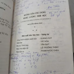 HƯỚNG DẪN ỨNG DỤNG NĂNG LƯỢNG SINH HỌC - NGUYỄN ĐÌNH PHƯ 999913
