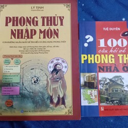 Combo sách phong thủy : phong thủy nhập môn + 100 câu hỏi phong thủy 70856