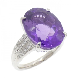 Nhẫn Amethyst PT900 9.35CT - Hàng hiệu Chính hãng