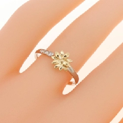 Nhẫn kim cương 750WG/750YG hoa 672127