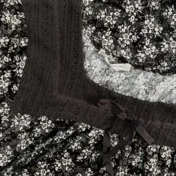 Áo nhung nữ hoa nhí  791310