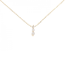 K18PG Dây chuyền kim cương 0.10CT - Hàng hiệu Chính hãng