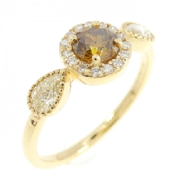 【Sản phẩm mới】Nhẫn kim cương K18YG 0.38CT