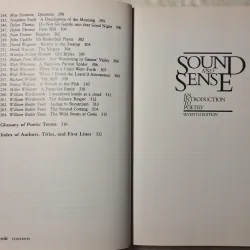 Laurence Perrine - Sound and Sense: An Introduction to Poetry 783179