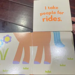 NGOẠI VĂN SÁCH TIẾNG ANH TRẺ EM : GUESS WHO? FARM - fold out book! Little beginners  1028116