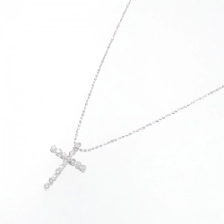 Dây chuyền kim cương K18WG/750WG - Hàng hiệu Authentic 0.30CT 863117