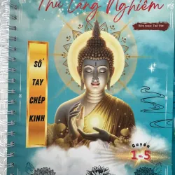 sách VỞ CHÉP CHỮ MỜ KINH THỦ LĂNG NGHIÊM - BỘ 2 QUYỂN 195K