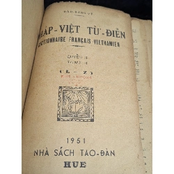 Pháp việt từ điển - Đào Đăng Vỹ 799503