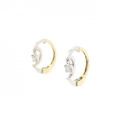 K18YG/PT900 Bông tai kim cương 0.10CT - Hàng hiệu Chính hãng 873799