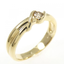 Nhẫn kim cương K18YG 0.09CT