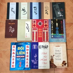 Bộ sách thơ văn thư pháp Việt Nam, chữ Hán (12 cuốn) 305624