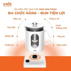 Ấm siêu tốc cao cấp 6 chức năng UNIE UEK1782W – Hẹn giờ, tùy chỉnh nhiệt độ nước 928932