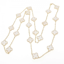 Vòng cổ Van Cleef & Arpels Vintage Alhambra 20 Motif - Hàng hiệu Chính hãng 841798