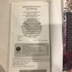 KIM KỔ KỲ KUẶC KÝ (tiểu thuyết, có chữ ký tác giả) 683329