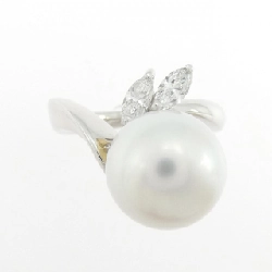 Nhẫn ngọc trai trắng K18WG 11.4mm - Hàng hiệu Authentic 853897