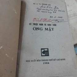 KỸ THUẬT NUÔI VÀ KHAI THÁC ONG MẬT - TẠ THÀNH CẤU 1042754