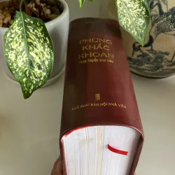 PHÙNG KHẮC KHOAN - HỢP TUYỂN THƠ VĂN, sách bìa cứng bọc da, xb 2012 971200