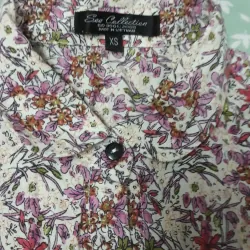 Áo sơ mi hoa không tay 1001606