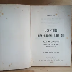 Lịch Triều Hiến Chương Loại Chí (Xb 1973) ▪︎ Tập II (Thượng) Nhân Vật Chí - Phan Huy Chú 567716
