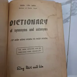 Tự điển Anh ngữ Đồng nghĩa & Phản nghĩa - Trần Văn Điền - Từ điển / Ngoại ngữ 796876