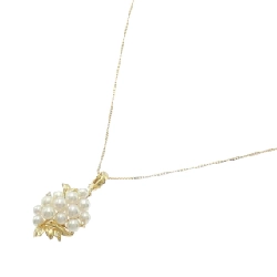 K18YG Ngọc trai Akoya Dây chuyền - Hàng hiệu Chính hãng 856474