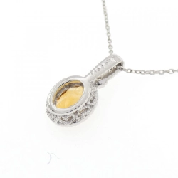 Dây chuyền Citrine PT900/PT850 1.19CT - Hàng hiệu Chính hãng 856395