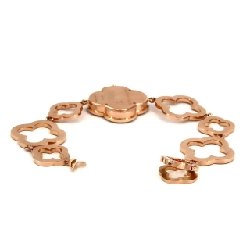 Vacheron Constantin Alhambra PG/D･BraceletD 2365149/VCARN5KC00 PG･RG Quartz - Hàng hiệu Authentic 875613