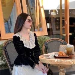 Set áo nhung kèm cv tơ  977447