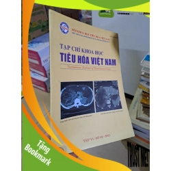 (TẶNG BOOKMARK) Tạp chí khoa học tiêu hóa việt nam tậpVI số 22 mới 90% 2011 RBK0808 TẠP CHÍ, THIẾT KẾ, THỜI TRANG