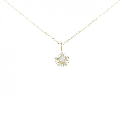 Dây chuyền kim cương K18YG 0.2CT - Hàng hiệu Chính hãng