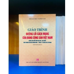 (Sách cũ SCGR) Giáo trình Đường lối Cách mạng của ĐCS Việt Nam - Pháp luật VAVOYDT4-1 Blogmeo090426