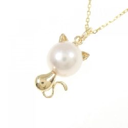 K18YG Mèo Akoya Pearl Dây chuyền 8.1mm - Hàng hiệu Chính hãng 856364