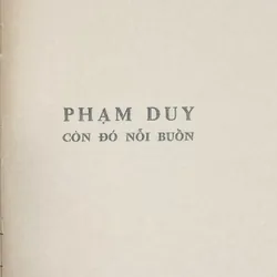 Phạm Duy còn đó nỗi buồn (Tạ Tỵ) 574232