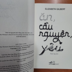 Sách Ăn, cầu nguyện, yêu của Elizabeth Gilbert mới 95% 531601