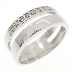 Nhẫn kim cương K18WG 0.10CT