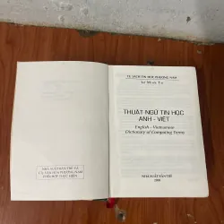 THUẬT NGỮ TIN HỌC ANH - VIỆT ENGLISH - VIETNAMESE DICTIONARY OF COMPUTING TERMS- LÊ M. TRÍ 731122