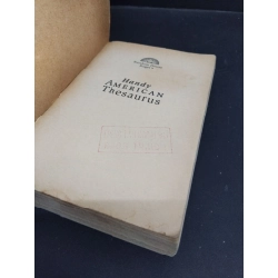 Handy American Thesaurus mới 80% ố vàng, bẩn bìa, tróc bìa HCM2811 Randoom House Roget's HỌC NGOẠI NGỮ 355225