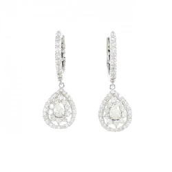 PT900 Bông tai kim cương 0.86CT - Hàng hiệu Chính hãng