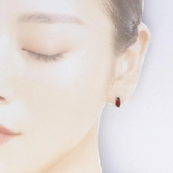 Bông tai Garnet K18YG - Hàng hiệu Chính hãng 867509