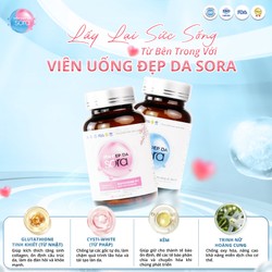 Viên uống Sora - Mờ nám tàn nhang, chống nắng nội sinh, cân bằng nội tiết tố - Ry Store 186712