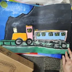 Combo 25 bức tranh vẽ acrylic về phong cảnh 799924