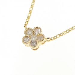 K18YG Hoa Kim Cương Dây Chuyền 0.10CT - Hàng hiệu Chính hãng 859737