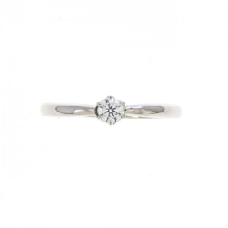 Nhẫn kim cương Solitaire PT900 0.108CT - Hàng hiệu Authentic 848384