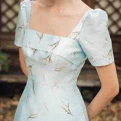 Váy hoa xanh của Lép 714639