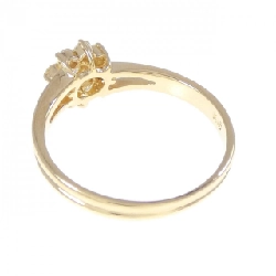 Nhẫn kim cương hoa K18YG 0.31CT 669215