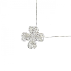 K18WG Nhẫn bốn lá kim cương 0.20CT - Hàng hiệu Chính hãng 864284