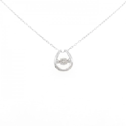 K18WG Dây chuyền kim cương 0.08CT - Hàng hiệu Chính hãng