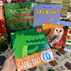 Combo 4 cuốn - Tropical Rainforests, Splosh!, Owl, tặng 1 cuốn, tình trạng kém 328657