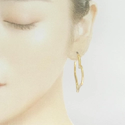 K18YG Khuyên tai hình trái tim - Hàng hiệu Chính hãng 871684