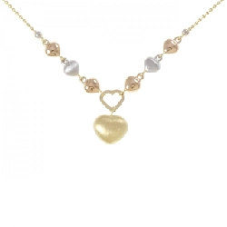 K18 Ba màu Heart Necklace - Hàng hiệu Authentic